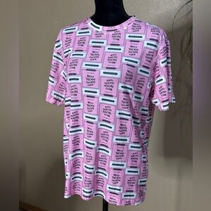 New DS Anti social social Club Balcony over logo Tee shirt sz S Auth ASSC